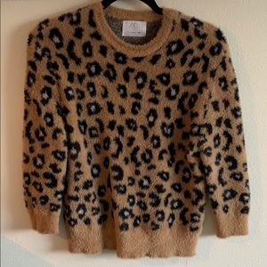 Zara Leopard sweater!